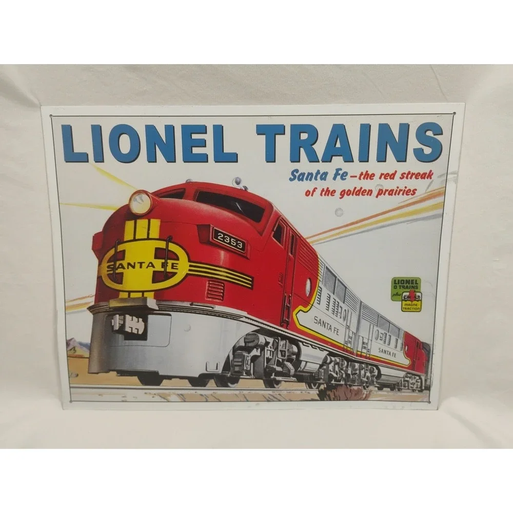 Lionel Trains Metal Wall Sign 